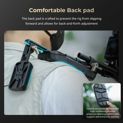 Universal Camera Shoulder Pad with 15mm Dual Rod Clamp
