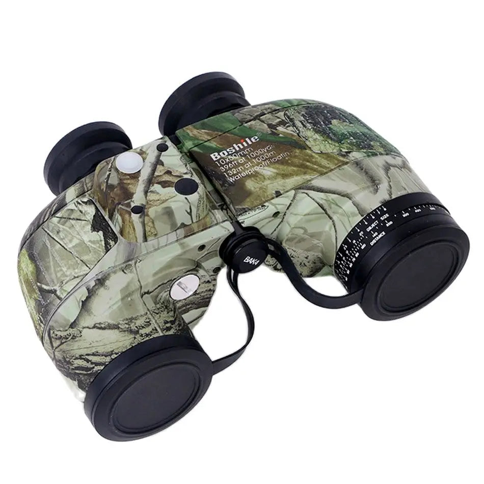 10x50 Binoculars with Rangefinder Waterproof Tactical Military Beige