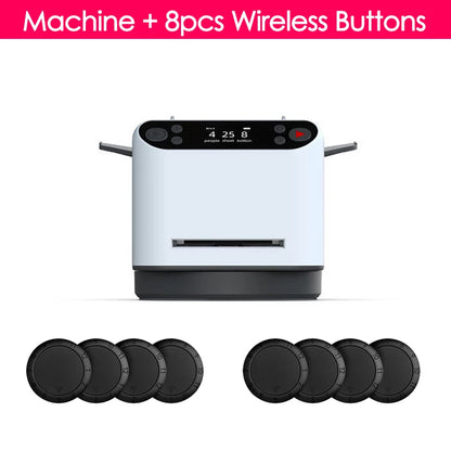 Automatic Card Shuffler with 8 Poker Dealer Buttons