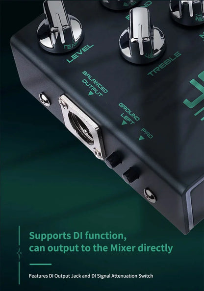 Portable Bass Guitar Pedal Tidal Wave Preamp Effect