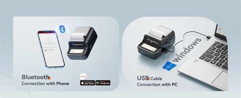 Wireless B21 PRO 300DPI Label Printer for Office Black