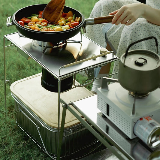 Foldable Camping IGT System Table for Hiking and Cooking