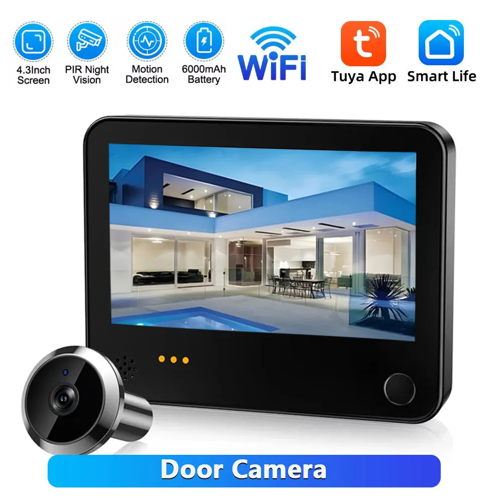 Digital Video Peephole Camera for Home Security
