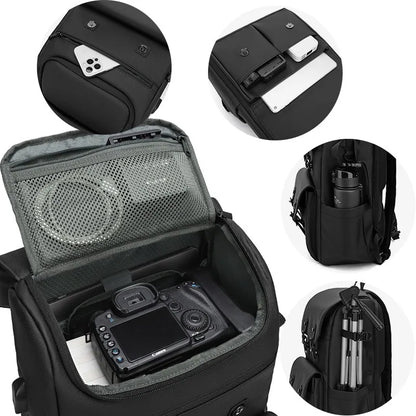 Professional Black Shoulder Bag for Camera Drone and Gear