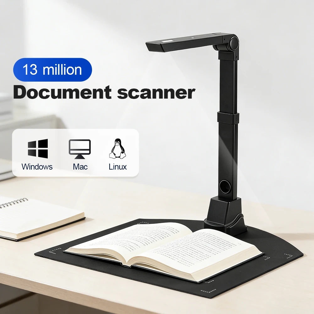 13MP A3 Document Scanner OCR Windows Mac Linux