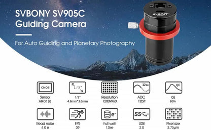 Portable CMOS Guiding Camera for Telescope Tracking and Imaging