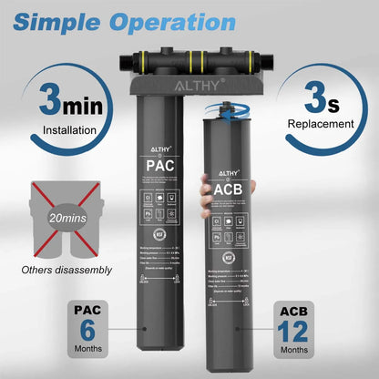 Commercial Grade Water Purifier Removes Chemicals Odor Impurities