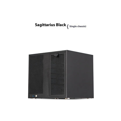Black 8-Bay NAS Server Case with ATX Power Support