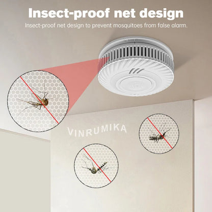 Wireless Smoke Detector with 10 Year Battery & WiFi