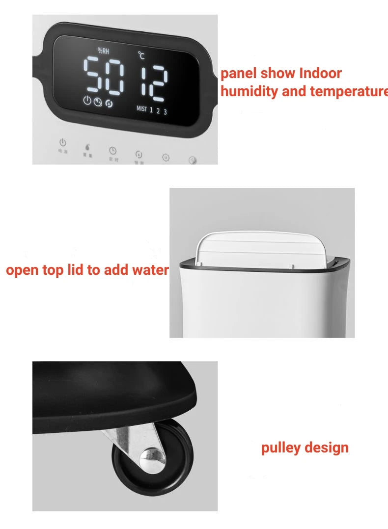 16L Smart Ultrasonic Humidifier with Sterilization & Disinfection