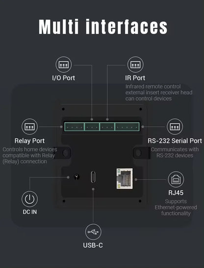 10.1" Smart Home Tablet 4G 64G POE Wall Mount