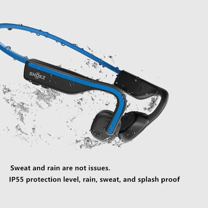 Open-Ear Sports Bluetooth Headphones with Mic Blue