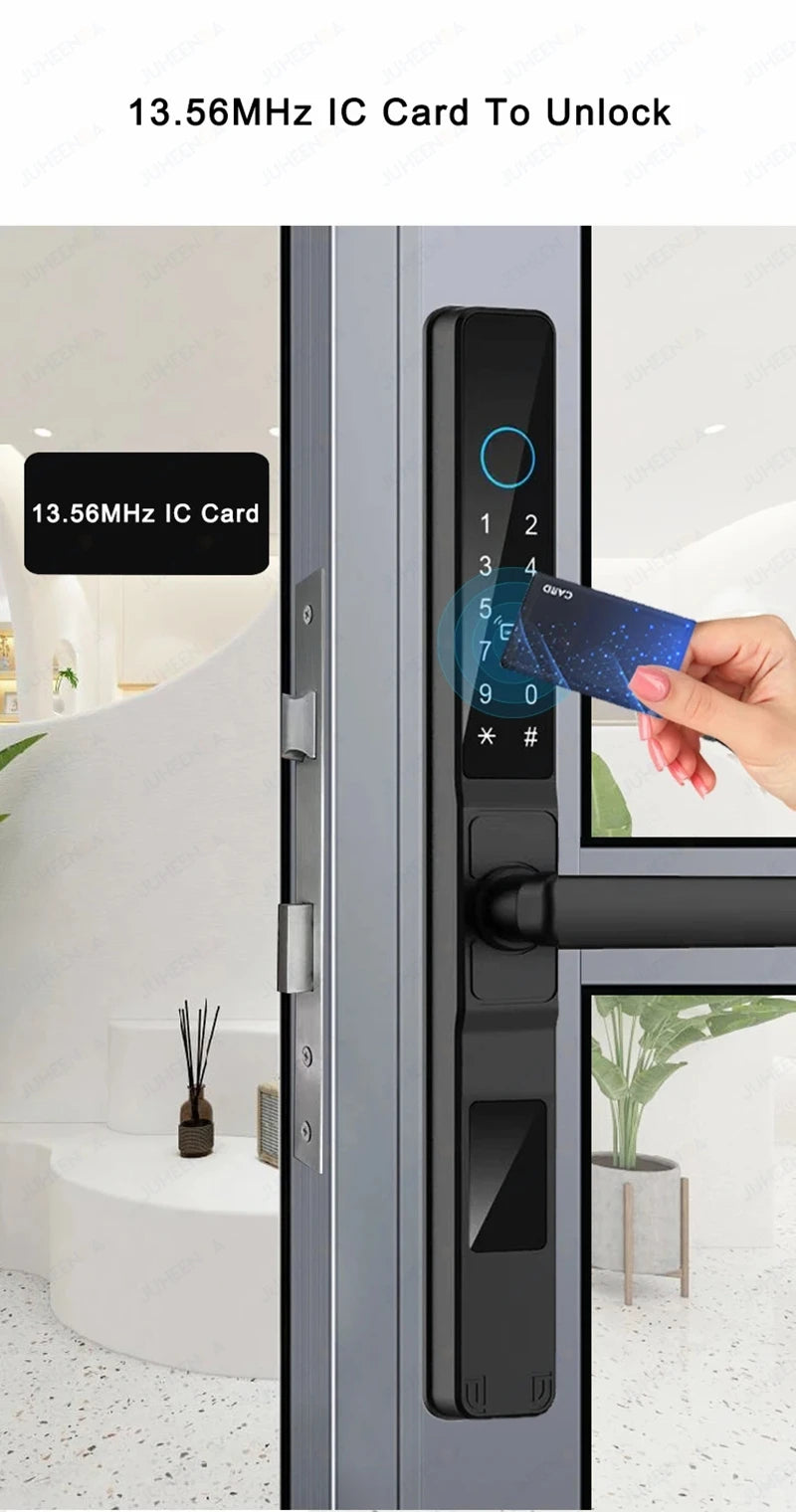 Waterproof Smart Door Lock Fingerprint PIN RFID