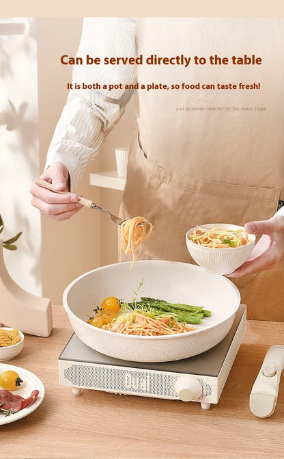 12 Piece Non-Stick Cookware Set with Removable Handle
