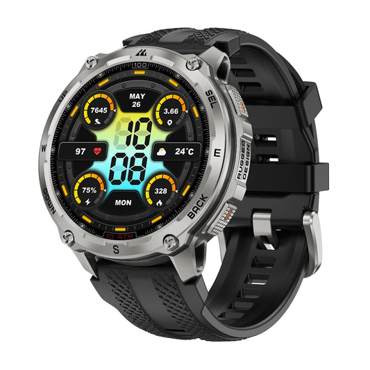 Men’s Stainless Steel Smartwatch with Offline Maps