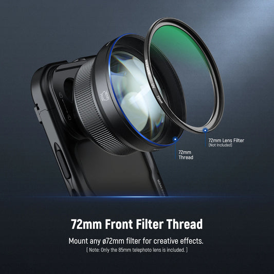 85mm HD Telephoto Phone Lens 2.5X Magnification