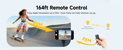 Wireless Selfie Monitor 4K/60fps with Remote for Smartphone Vlogging