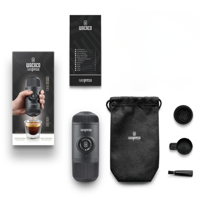 Compact Handheld Espresso Coffee Maker 18 Bar Pressure Red