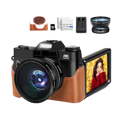 16X Zoom Digital Camera Auto Focus 64GB Storage