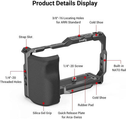 Camera Cage Kit with Grip for Sony ZV-E10