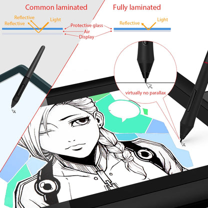 13.3 Inch Drawing Tablet with Full-Laminated Screen and Pen