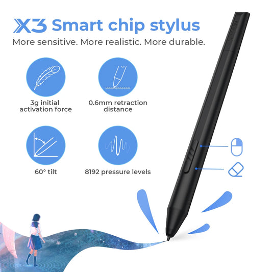 Portable 12 Inch Pen Display for Digital Artists