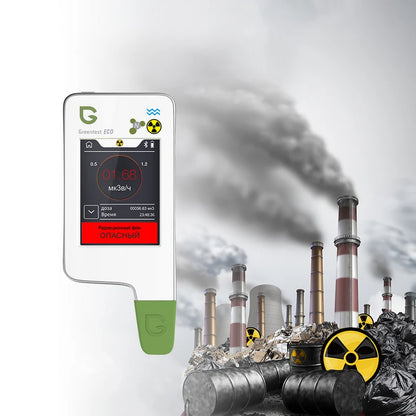 Portable TDS and Radiation Detector for Food Water White