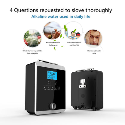 Silver Circle Water Ionizer Touchscreen Auto-Cleaning
