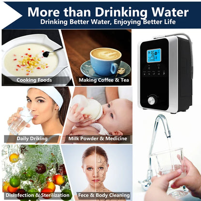 Touchscreen Hydrogen Water Generator with Auto-Cleaning