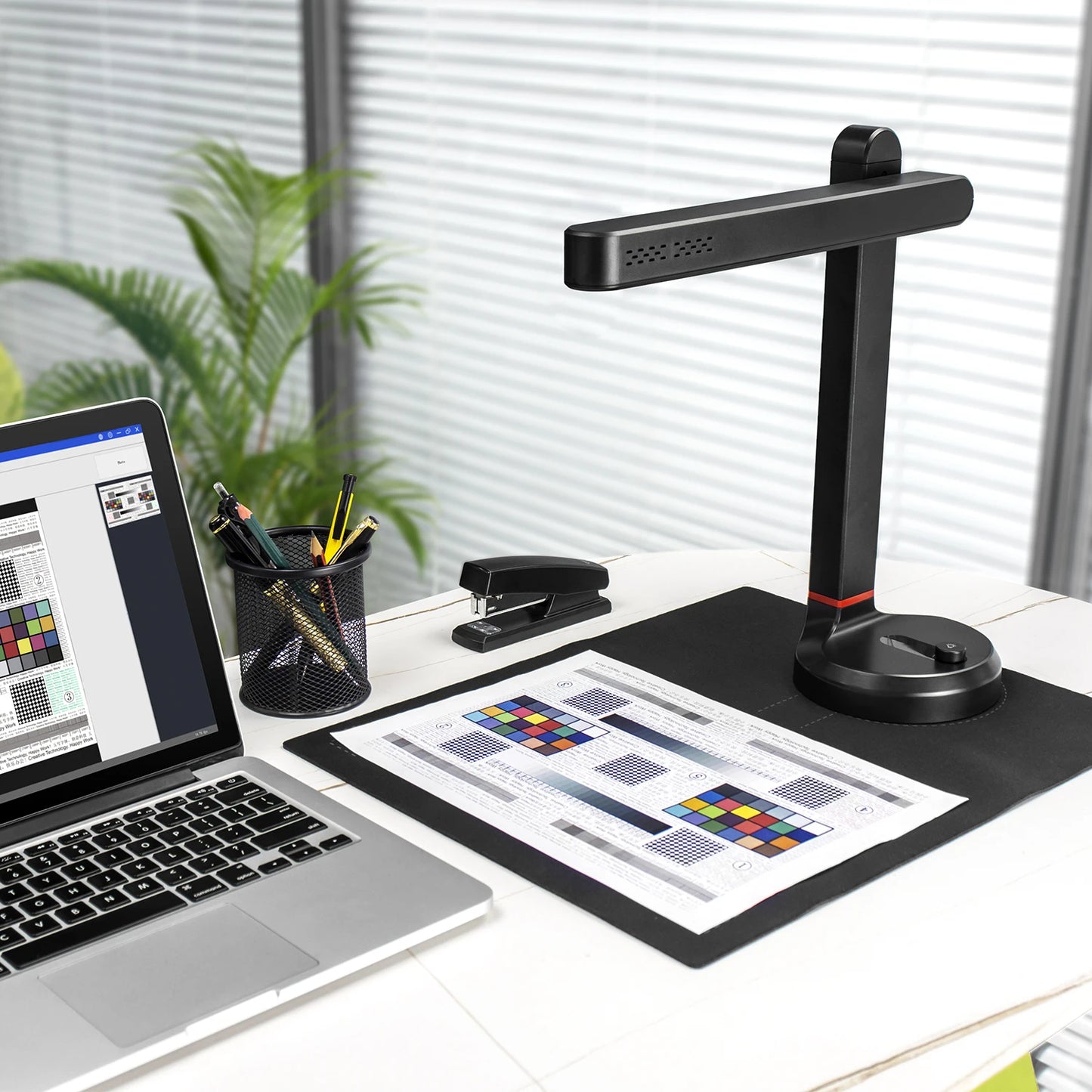 Portable Document and Book Scanner with Smart OCR A4