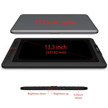 13.3 Inch Drawing Tablet with Full-Laminated Screen and Pen