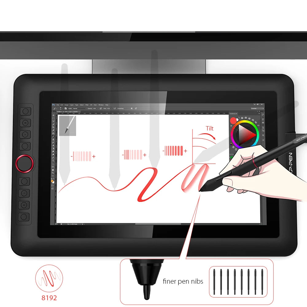 13.3 Inch Drawing Tablet with Full-Laminated Screen and Pen