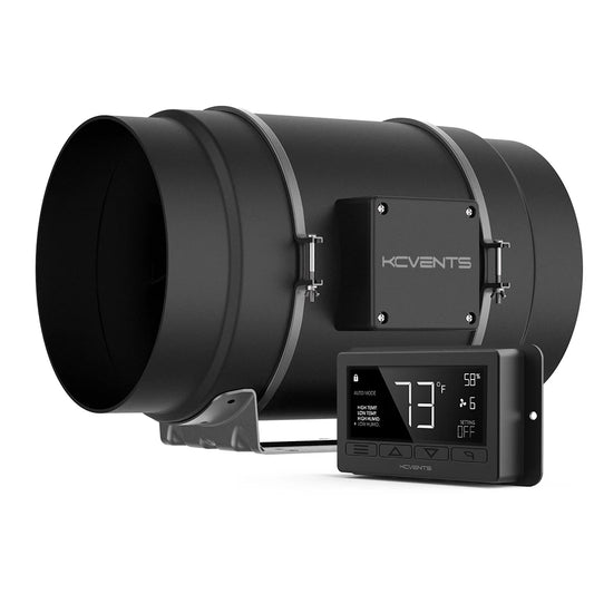 8 Inch Inline Exhaust Fan with Humidity Controller