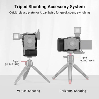Camera Cage Kit with Grip for Sony ZV-E10