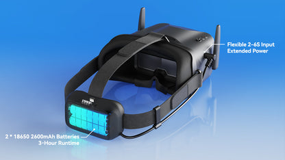 HD FPV Drone Goggles with Wide Screen Display