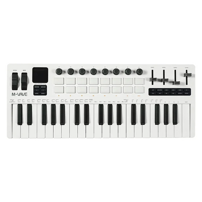 Portable 37-Key MIDI Controller with Built-In Synth Engine