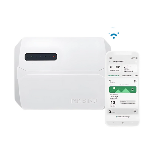 WiFi Smart Sprinkler Controller 6-Zone with LCD Display