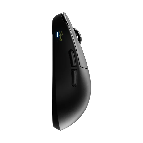 Black Ergonomic Wireless Gaming Mouse with 8K Sensor