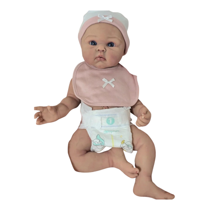 45cm Lifelike Silicone Reborn Baby Doll Girl