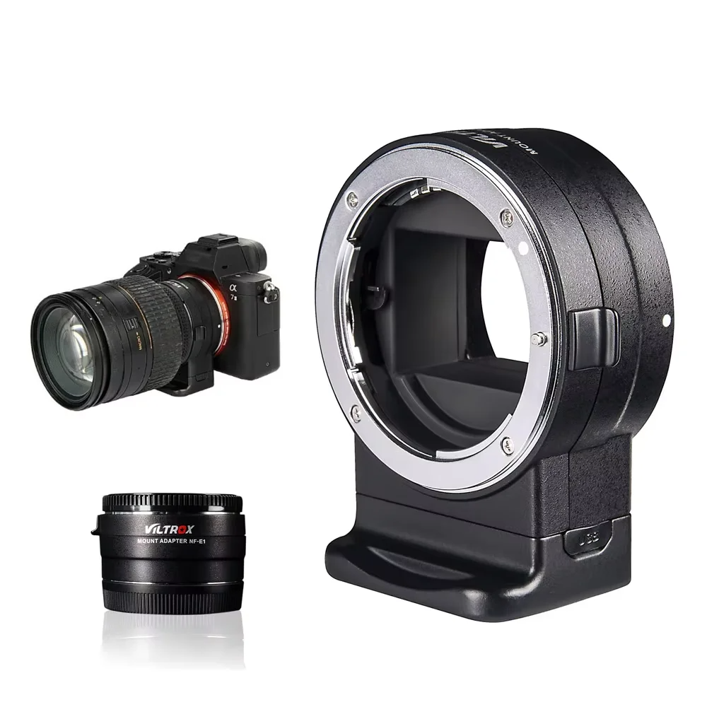 Nikon F to Sony E Mount Auto Focus Lens Adapter