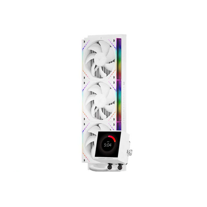 360mm ARGB Liquid CPU Cooler with LCD Screen White