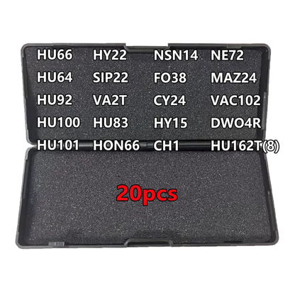 Professional Lock Picking Kit 20 Pieces with Storage Bag