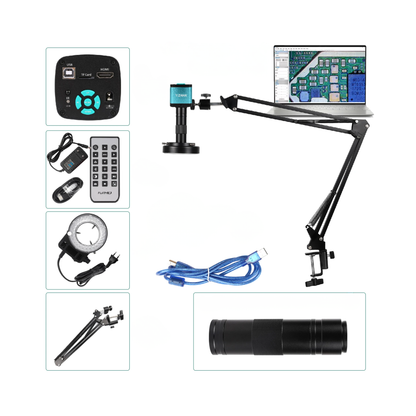 48MP 4K Microscope HDMI USB 150X Electronics Repair