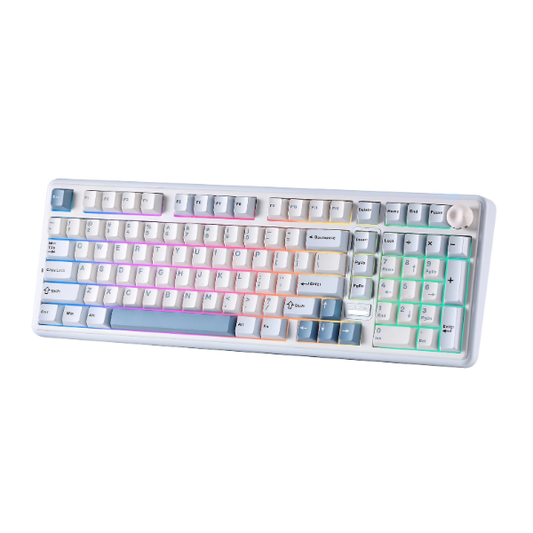 96% Wireless RGB Gaming Keyboard Hot Swappable Blue