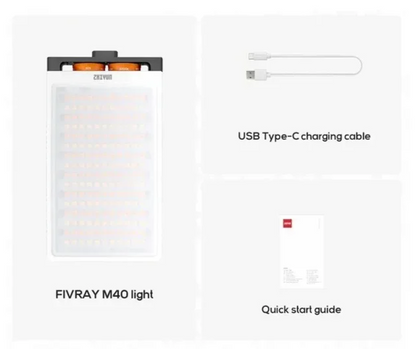 Rechargeable 40W Bi-Color LED Photography Light