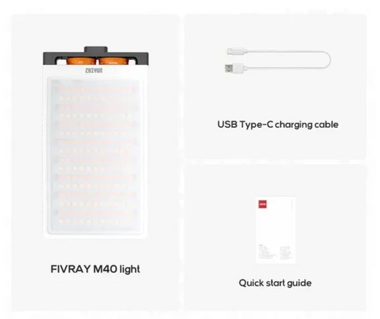 Rechargeable 40W Bi-Color LED Photography Light