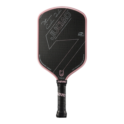 Pink Carbon Fiber Pickleball Paddle with Foam Edge Control