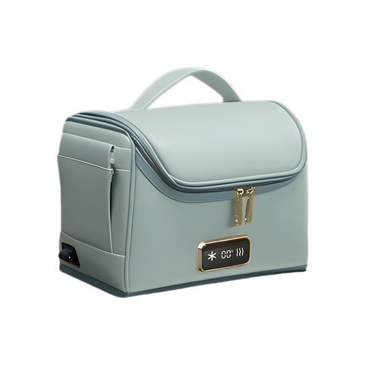 Compact Dual Voltage Fridge Cooler Warmer for Travel and Home