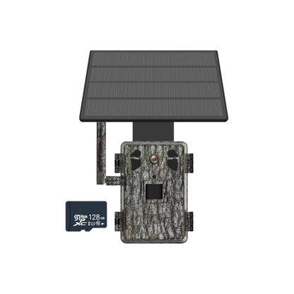 4G Trail Camera 128GB Rechargeable Night Vision