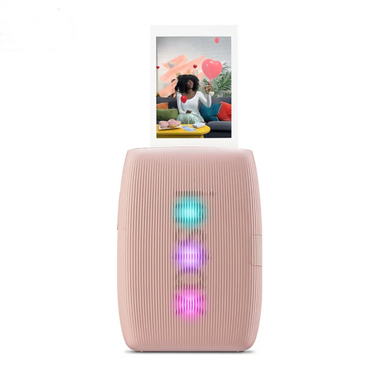 Pink Instant Mini Photo Printer for Smartphones